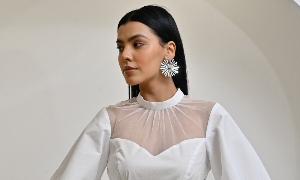 Poplin Puffy Dream top