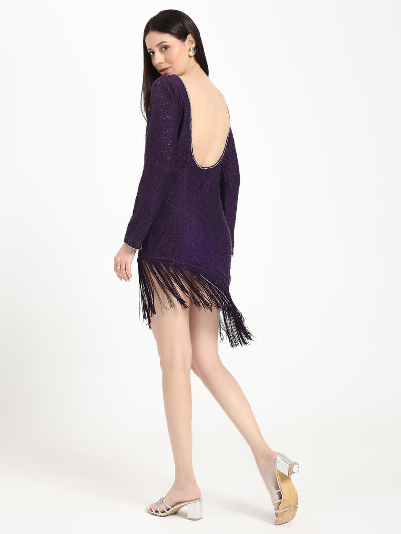 Amethyst Asymmetrical Dress