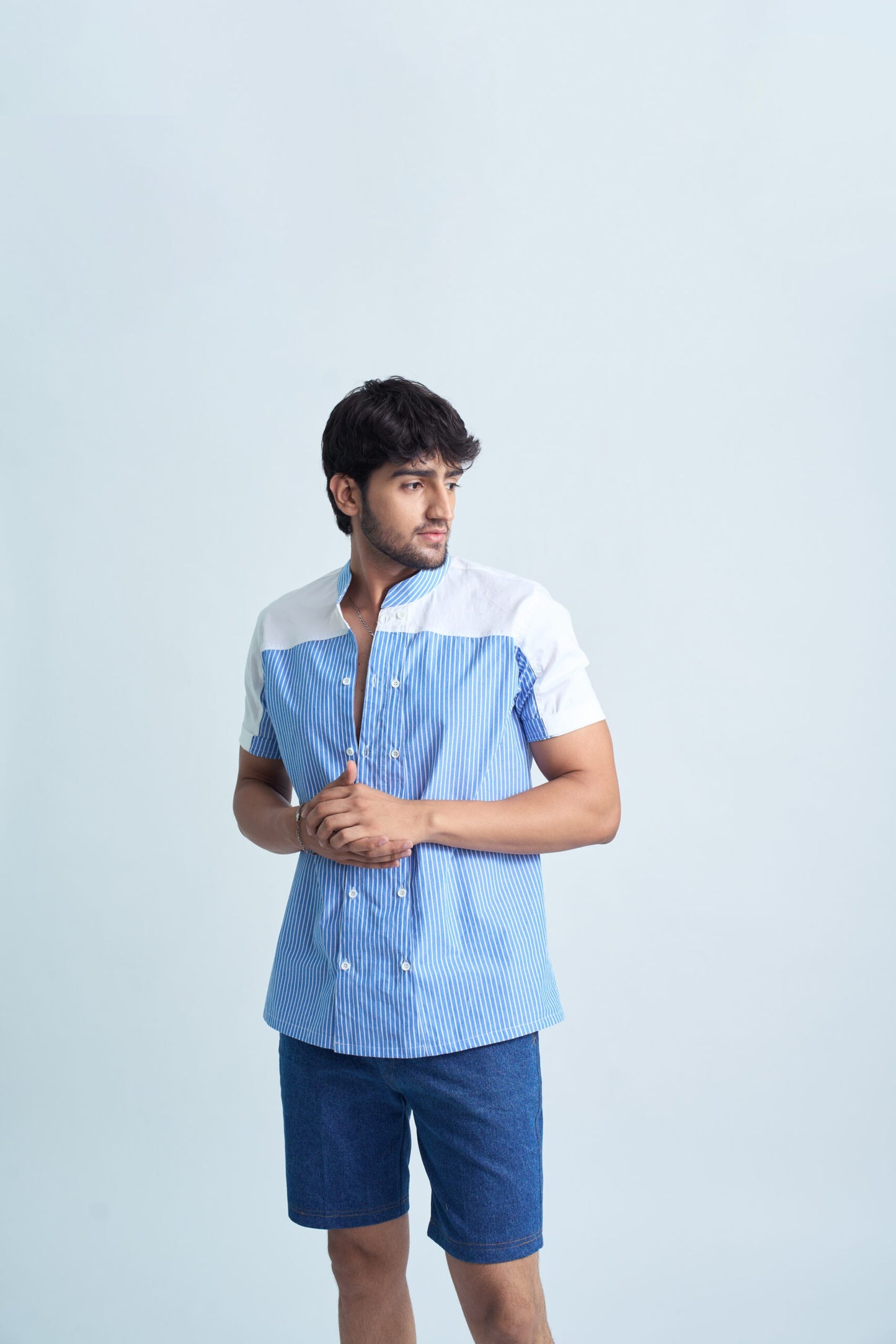 ColorBlock Stripes Shirt