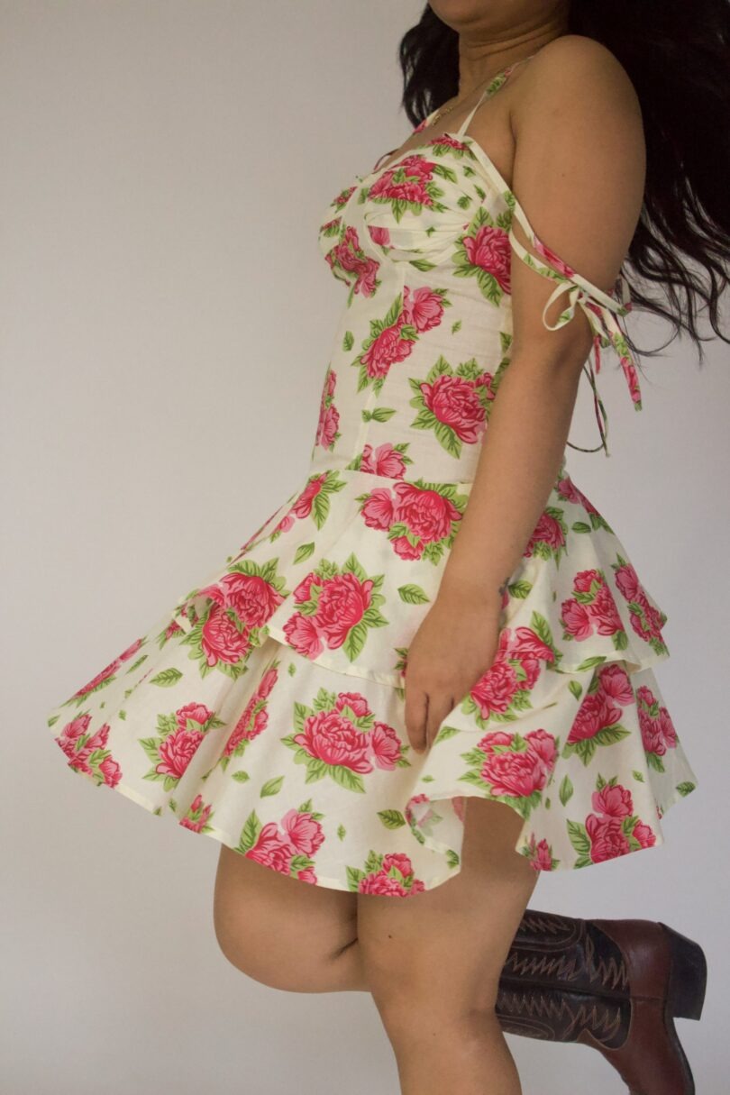 Floral Corset Dress  Soski India