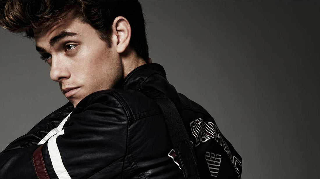 Men’s fashion in leather