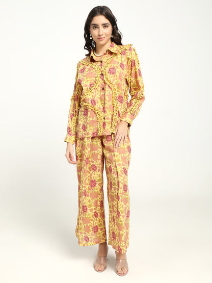 Golden Bloom Pants