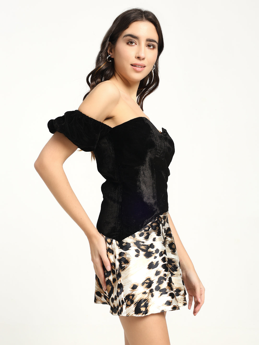 Jungle Velvet Mini Dress