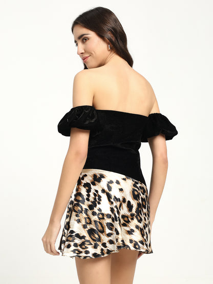 Jungle Velvet Mini Dress