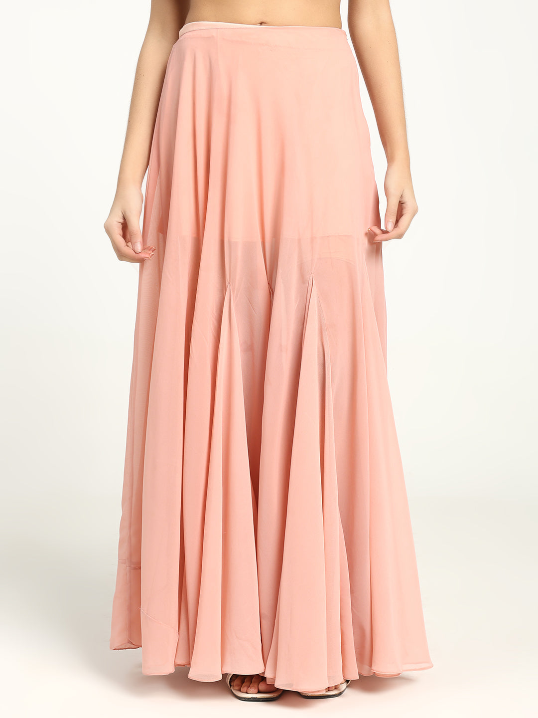 Blush Flowy Skirt