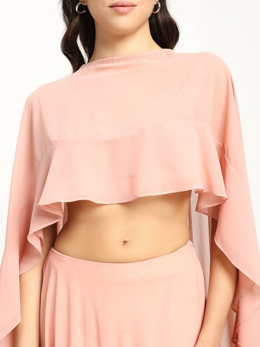 Blush Cape Top