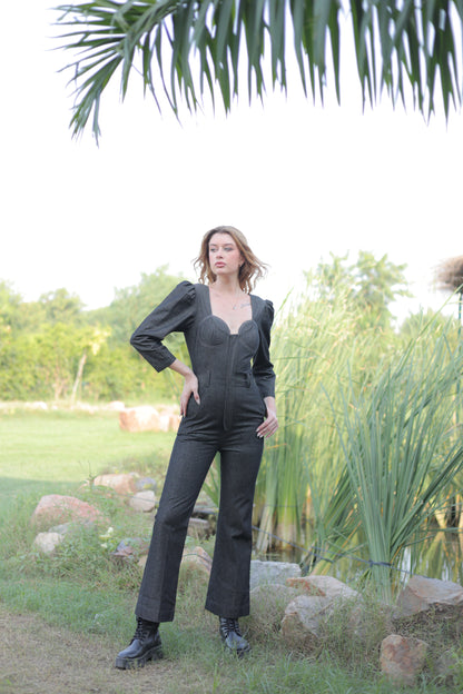 Selena Denim Jumpsuit