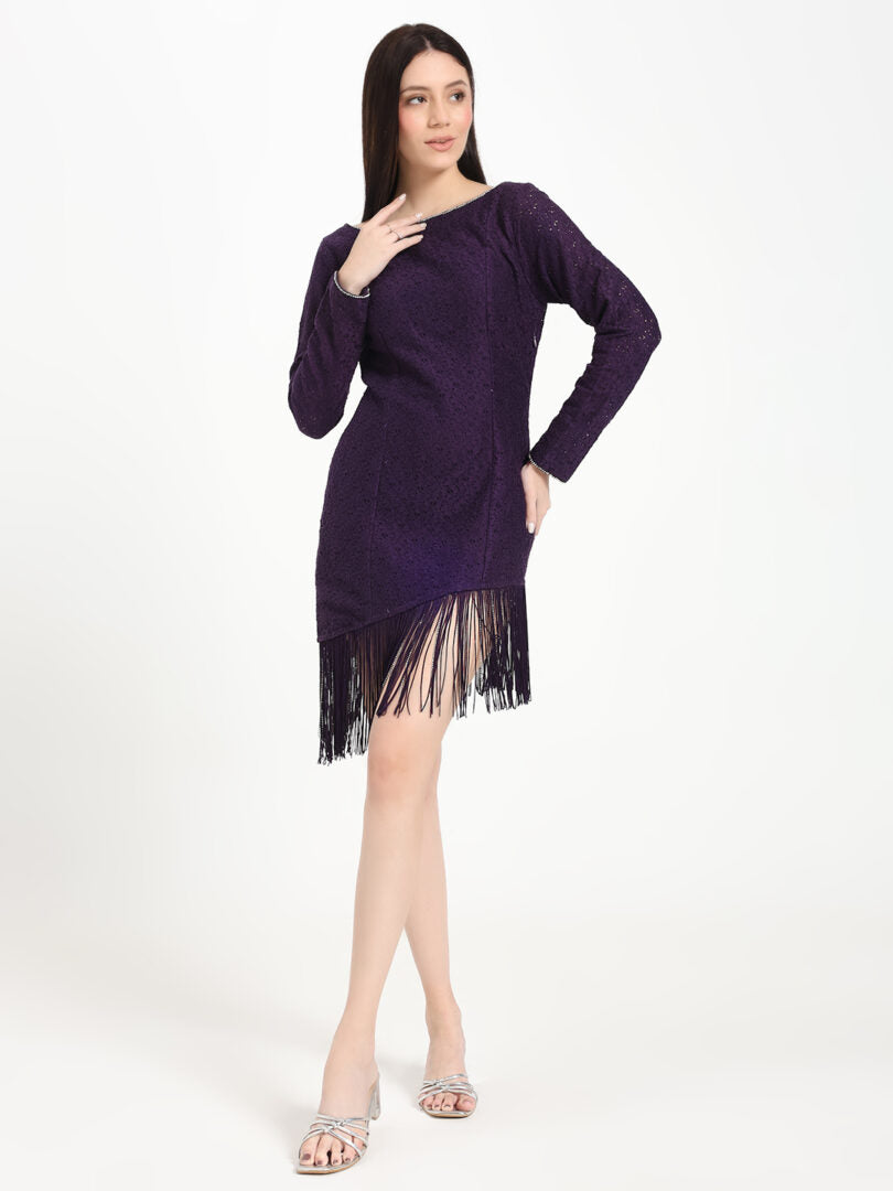 Amethyst Asymmetrical Dress