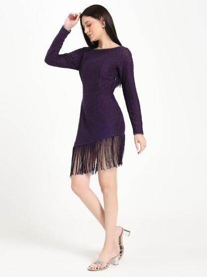 Amethyst Asymmetrical Dress