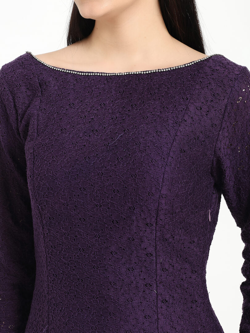 Amethyst Asymmetrical Dress