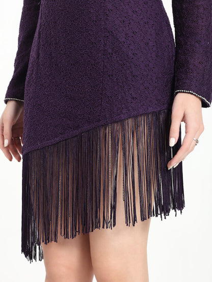 Amethyst Asymmetrical Dress