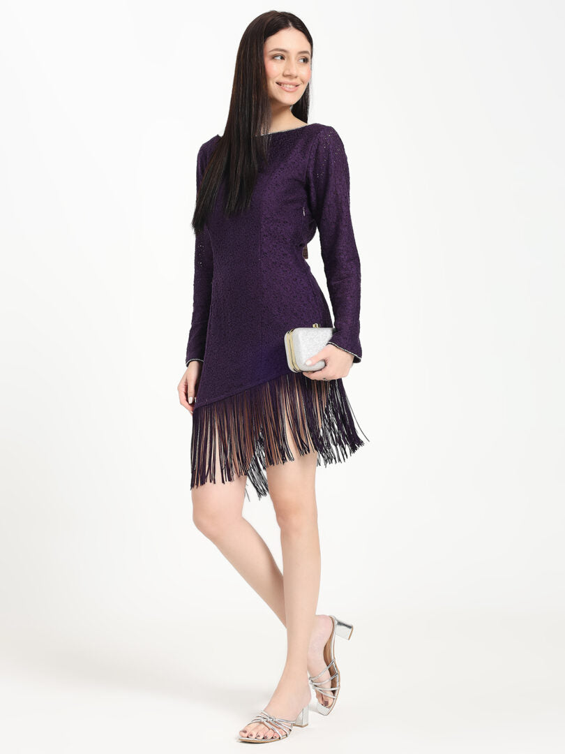 Amethyst Asymmetrical Dress