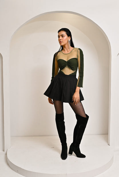 Olive green Sierra top