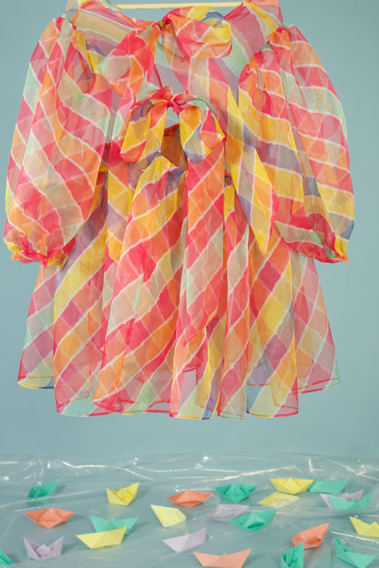 Fruity Pebbles Organza Dress