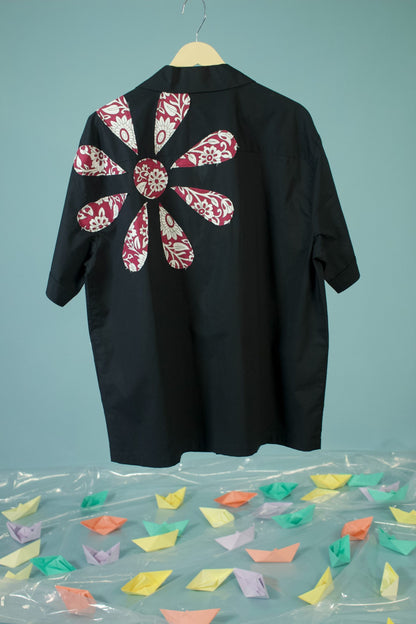 Crimson Flower Shirt