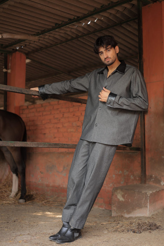 Wide Leg Denim Pants