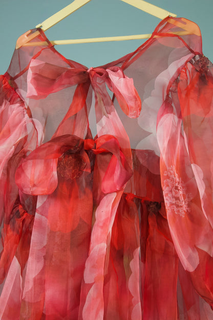 Sugar Bloom Organza Dress