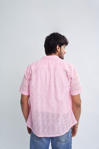 Pink Lace Shirt