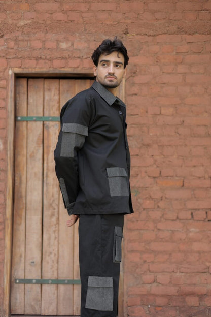 Denim Cargo Shirt