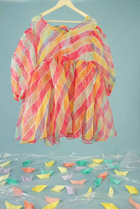 Fruity Pebbles Organza Dress