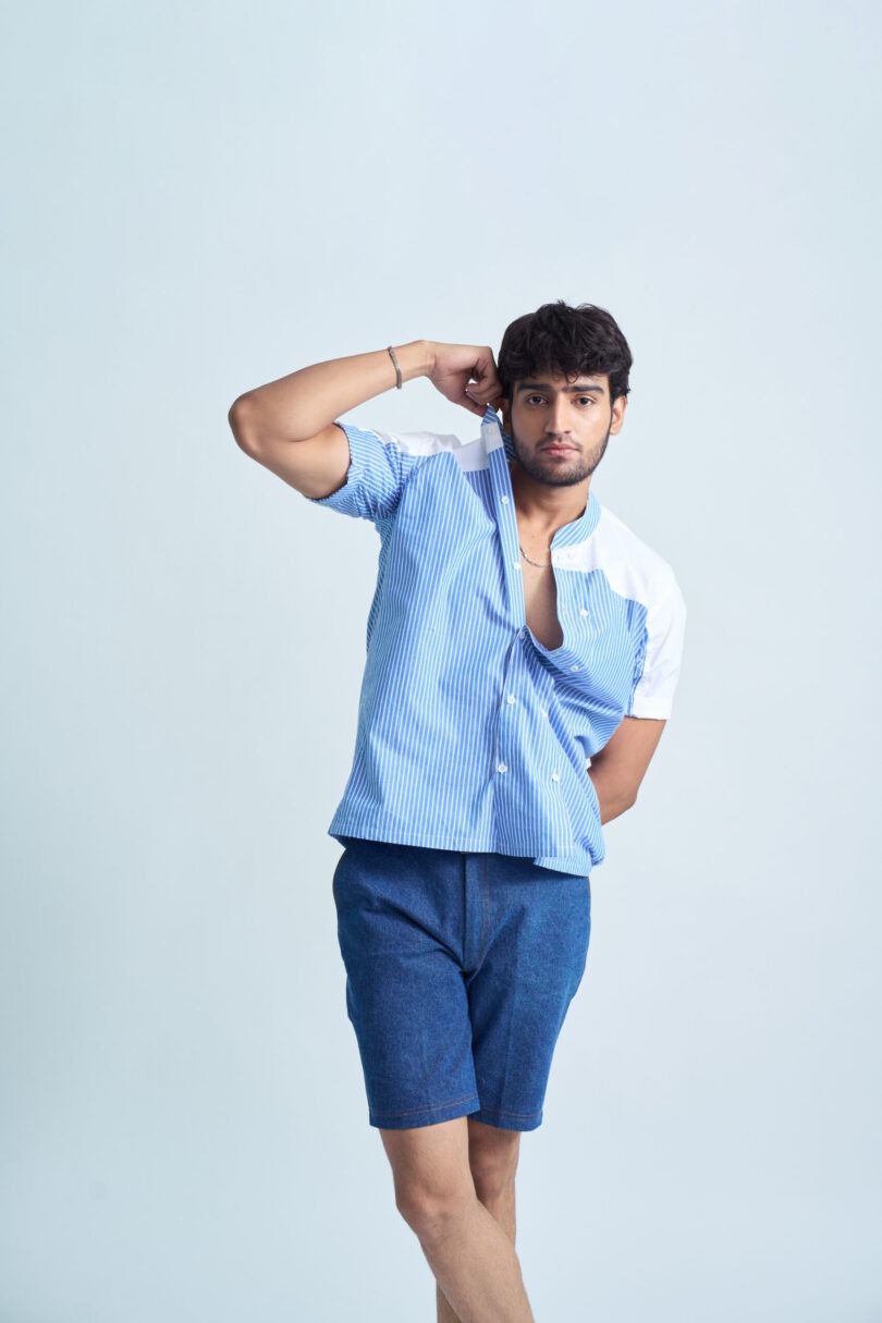 ColorBlock Stripes Shirt