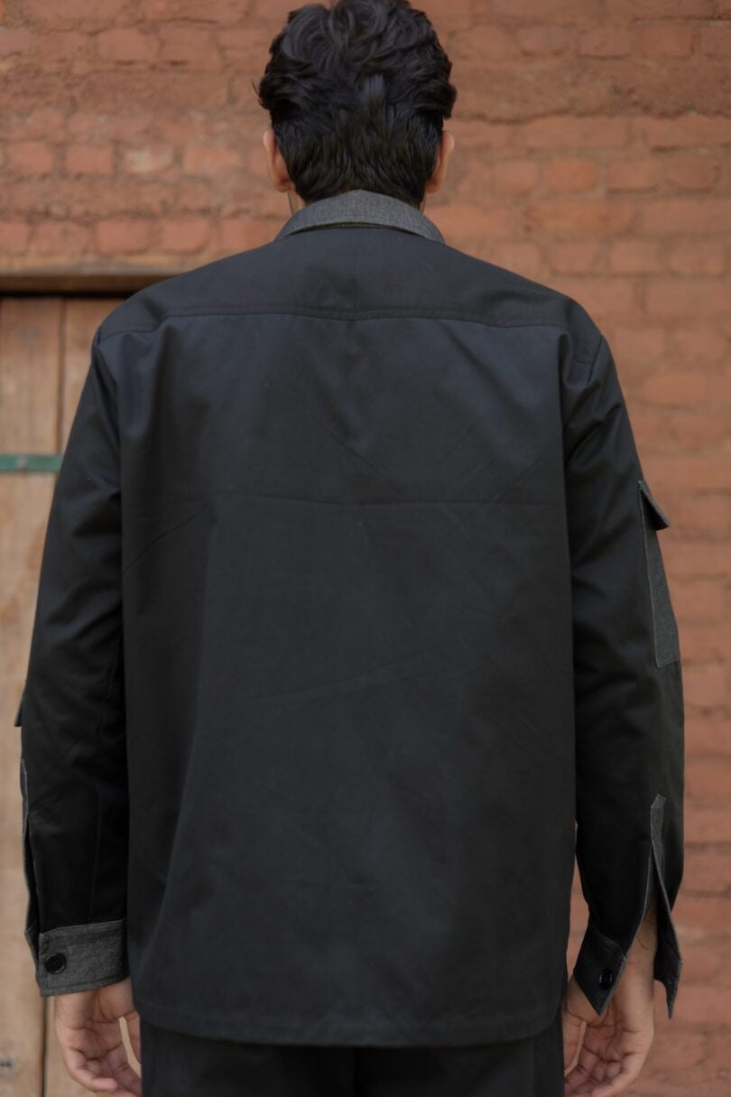 Denim Cargo Shirt