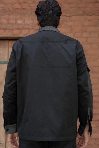 Denim Cargo Shirt